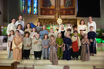 Christus-Spiel Fünf Brote und zwei Fische